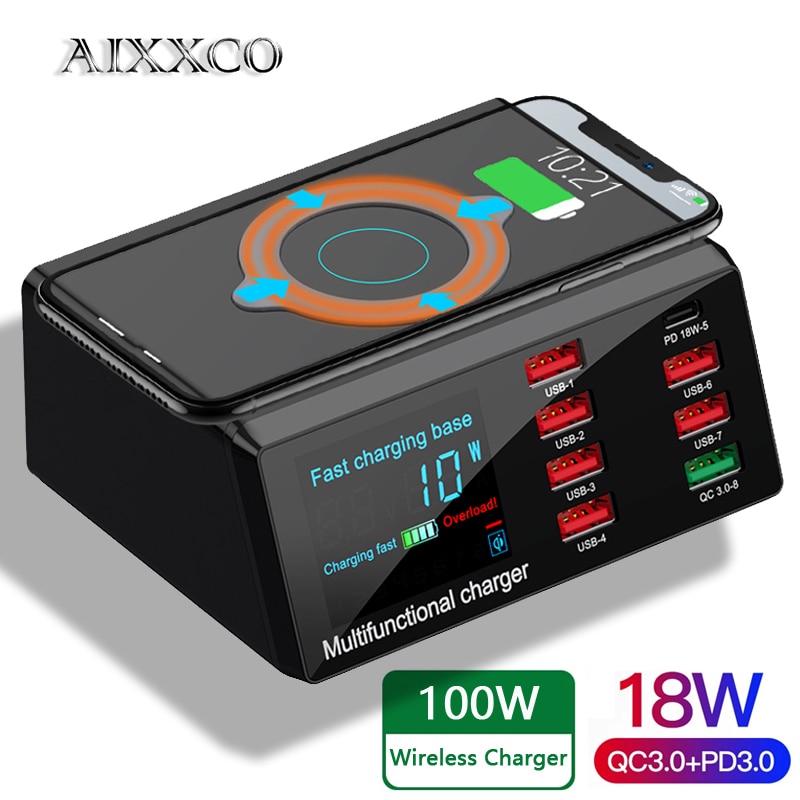 AIXXCO 100W  USB  ũ 18W PD QC3.0  ..